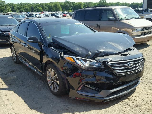 5NPE34AF2HH453221 - 2017 HYUNDAI SONATA SPO BLACK photo 1