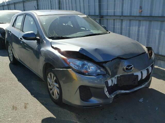 JM1BL1M8XC1545532 - 2012 MAZDA MAZDA3I GRAY photo 1