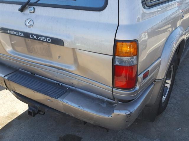 JT6HJ88J4V0170436 - 1997 LEXUS LX 450 GOLD photo 9