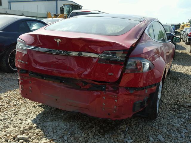 5YJSA1CN2DFP09359 - 2013 TESLA MODEL S Կարմիր լուսանկար 9