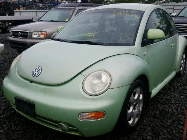3VWCC21C1XM427006 - 1999 VOLKSWAGEN NEW BEETLE 绿色 照片 2