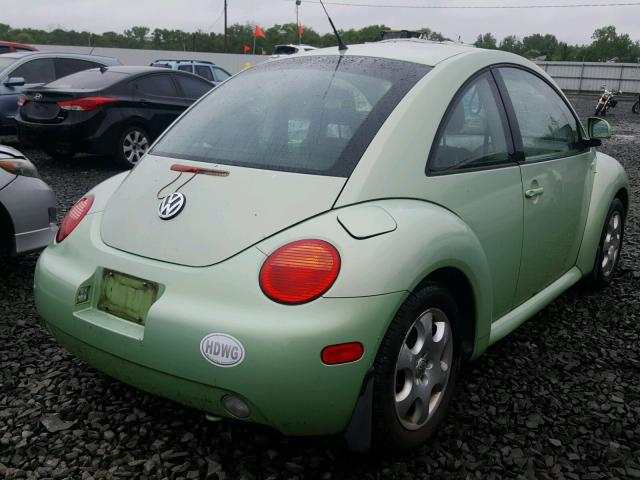 3VWCC21C1XM427006 - 1999 VOLKSWAGEN NEW BEETLE 绿色 照片 4