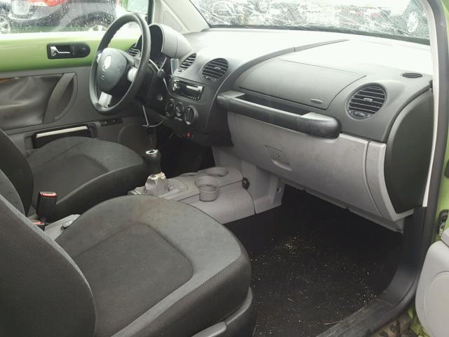 3VWCC21C1XM427006 - 1999 VOLKSWAGEN NEW BEETLE 绿色 照片 5