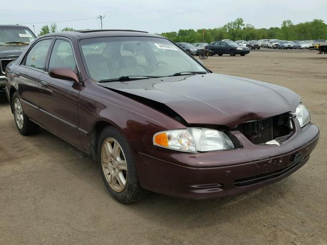 1YVGF22DX25262665 - 2002 MAZDA 626 ES MAROON photo 1