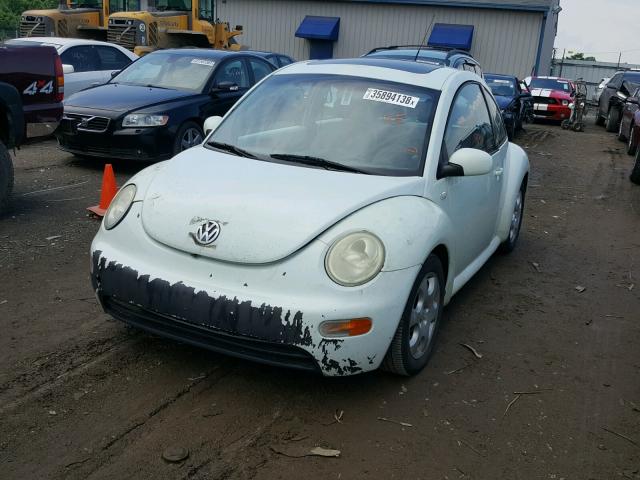 3VWCB21C22M456428 - 2002 VOLKSWAGEN NEW BEETLE 白色 照片 2