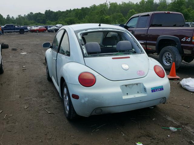3VWCB21C22M456428 - 2002 VOLKSWAGEN NEW BEETLE 白色 照片 3