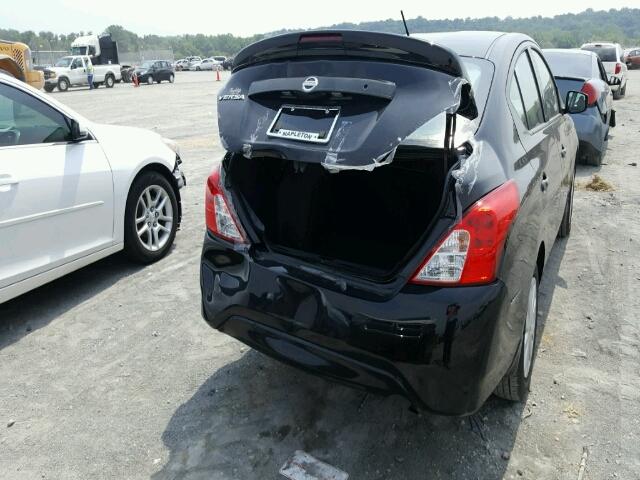 3N1CN7AP4HL828427 - 2017 NISSAN VERSA S BLACK photo 9