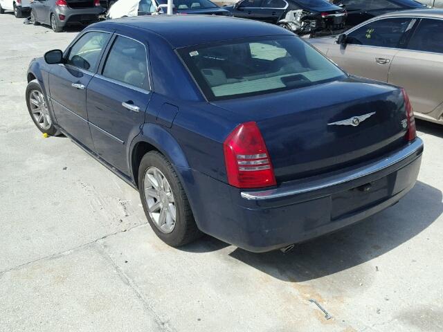 2C3JA63H55H584943 - 2005 CHRYSLER 300C BLUE photo 3