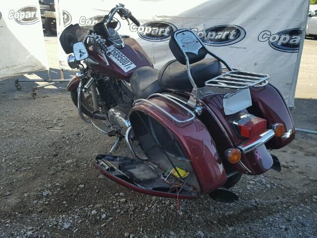 JKBVNAG181A033387 - 2001 KAWASAKI VN1500 G BURGUNDY photo 3