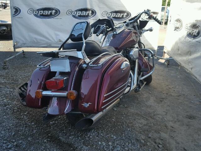 JKBVNAG181A033387 - 2001 KAWASAKI VN1500 G BURGUNDY photo 4