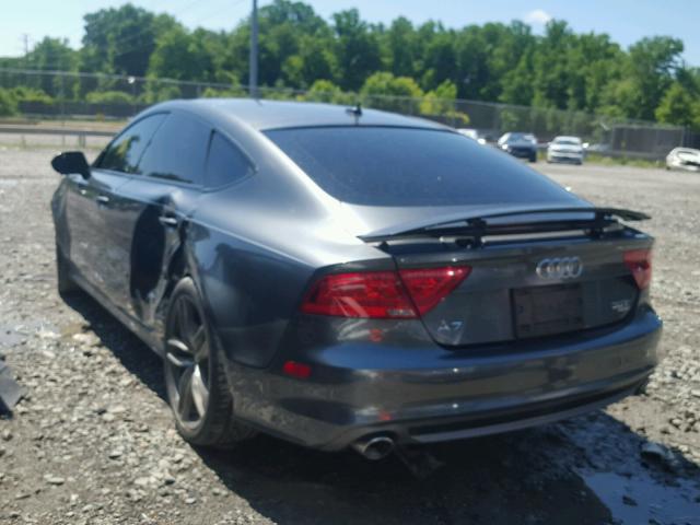 WAU2GAFCXFN009602 - 2015 AUDI A7 PRESTIG GRAY photo 3