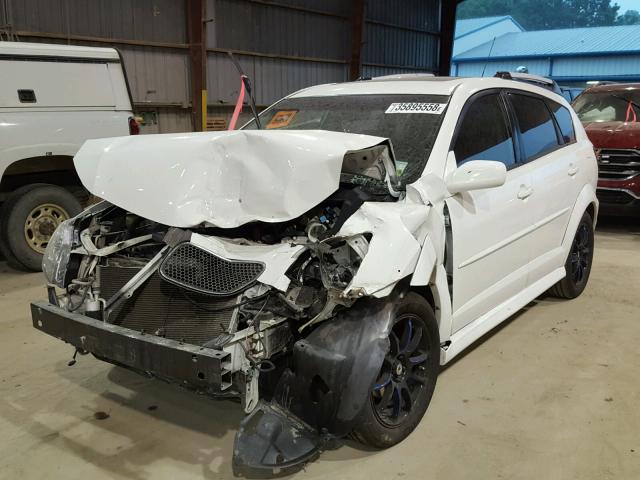 5Y2SL65828Z409870 - 2008 PONTIAC VIBE WHITE photo 2