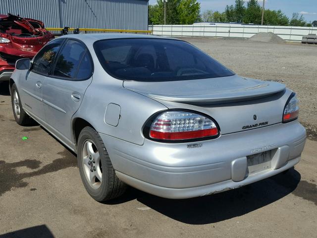 1G2WK52J22F101780 - 2002 PONTIAC GRAND PRIX SILVER photo 3