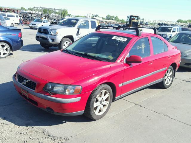 YV1RS58D622100577 - 2002 VOLVO S60 2.4T RED photo 2