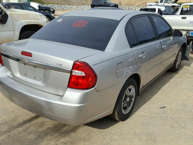 1G1ZS58F88F138393 - 2008 CHEVROLET MALIBU LS SILVER photo 4