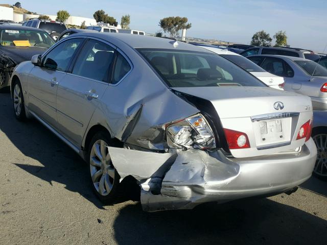 JNKBY01E06M201408 - 2006 INFINITI M45 BASE SILVER photo 3