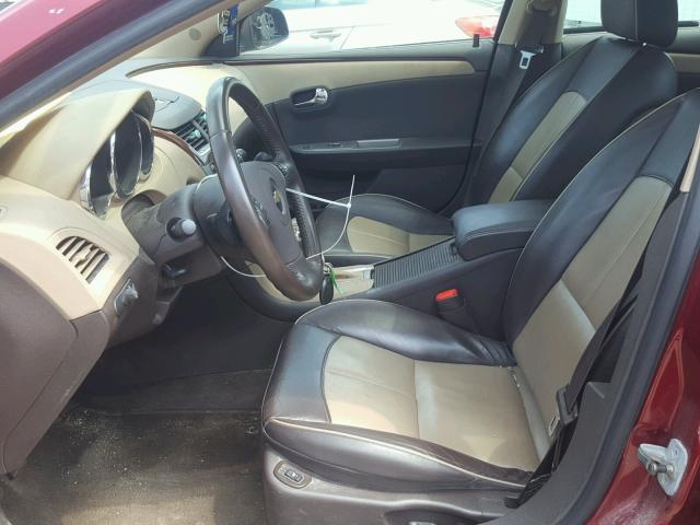 1G1ZK57B69F190931 - 2009 CHEVROLET MALIBU LTZ 红色 照片 5