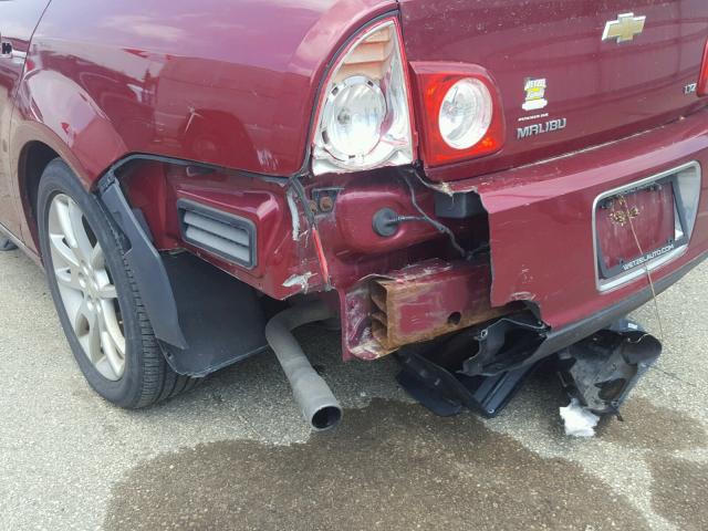 1G1ZK57B69F190931 - 2009 CHEVROLET MALIBU LTZ 红色 照片 9