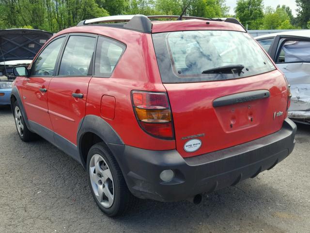 5Y2SM64863Z440577 - 2003 PONTIAC VIBE RED photo 3