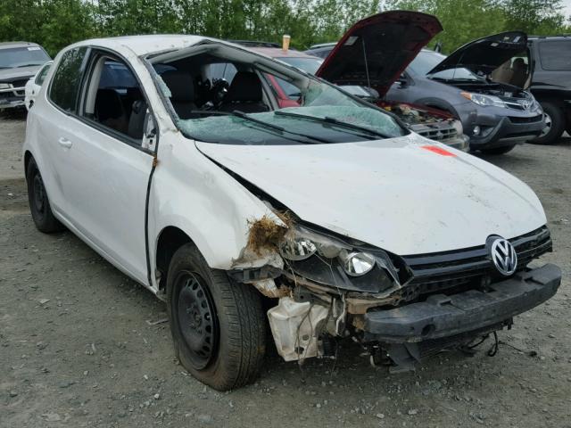 WVWAB7AJ3AW097384 - 2010 VOLKSWAGEN GOLF WHITE photo 1