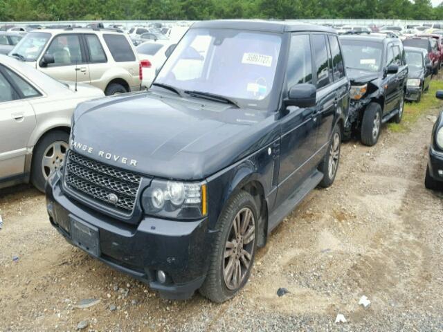 SALMF1D41CA361330 - 2012 LAND ROVER RANGE ROVE BLACK photo 2