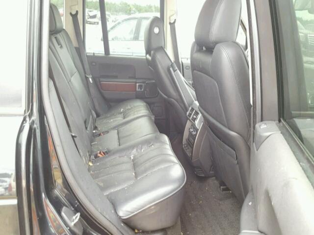 SALMF1D41CA361330 - 2012 LAND ROVER RANGE ROVE BLACK photo 6