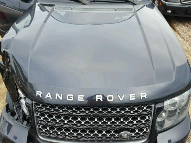 SALMF1D41CA361330 - 2012 LAND ROVER RANGE ROVE BLACK photo 7