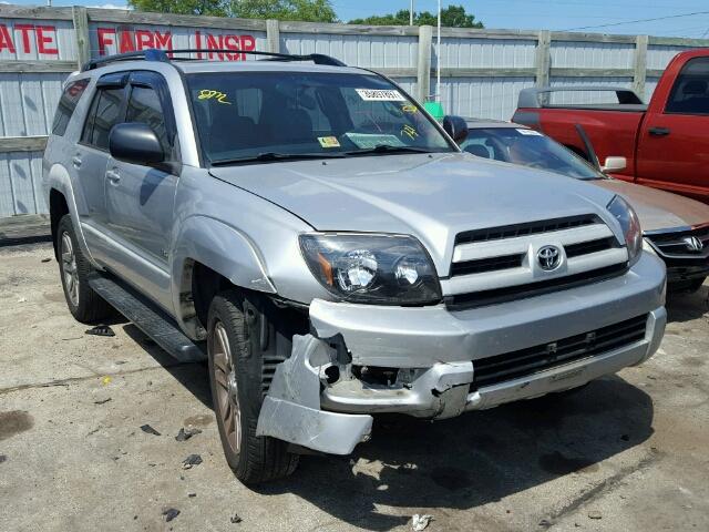 JTEZU14R640021530 - 2004 TOYOTA 4RUNNER SILVER photo 1