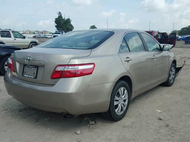 4T1BE46K89U340539 - 2009 TOYOTA CAMRY BASE GOLD photo 4