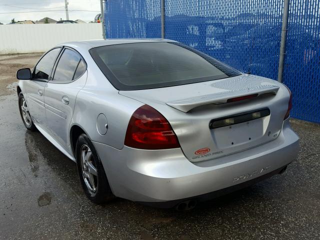 2G2WS522941350421 - 2004 PONTIAC GRAND PRIX SILVER photo 3