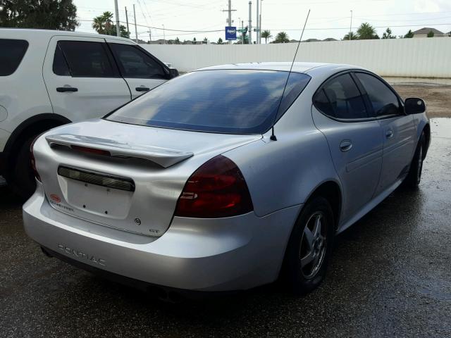 2G2WS522941350421 - 2004 PONTIAC GRAND PRIX SILVER photo 4