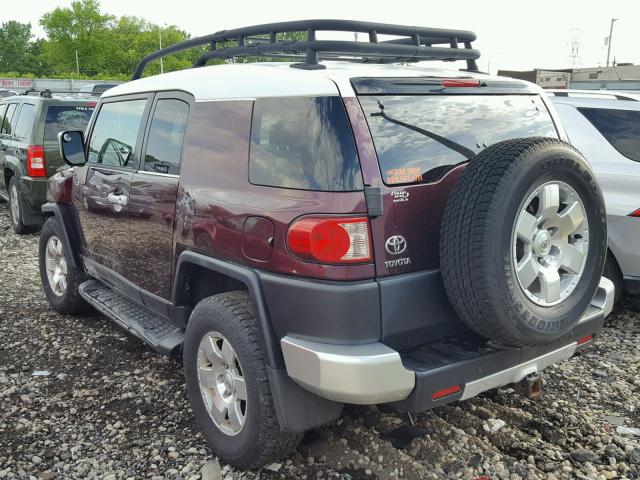 JTEBU11F370041279 - 2007 TOYOTA FJ CRUISER PURPLE photo 3