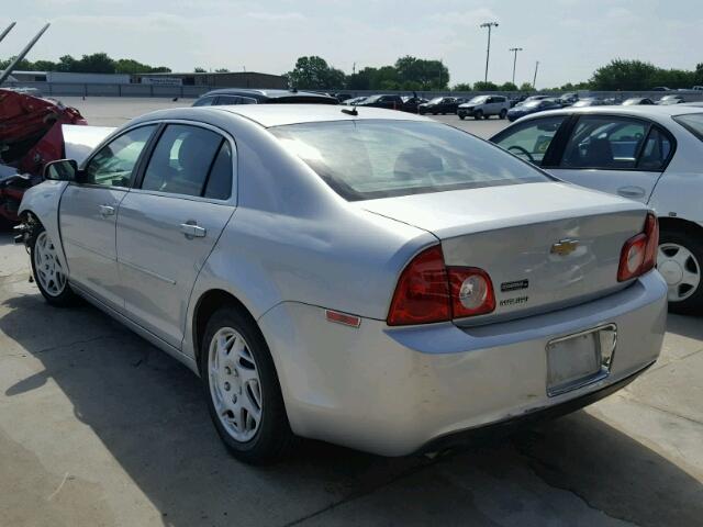 1G1ZB5EB0AF307023 - 2010 CHEVROLET MALIBU LS ვერცხლისფერი ფოტო 3