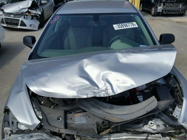 1G1ZB5EB0AF307023 - 2010 CHEVROLET MALIBU LS ვერცხლისფერი ფოტო 7