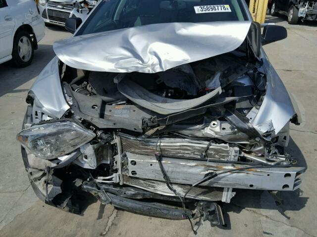 1G1ZB5EB0AF307023 - 2010 CHEVROLET MALIBU LS ვერცხლისფერი ფოტო 9