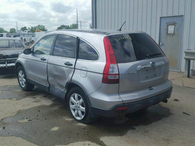 JHLRE48507C011933 - 2007 HONDA CR-V EX SILVER photo 3