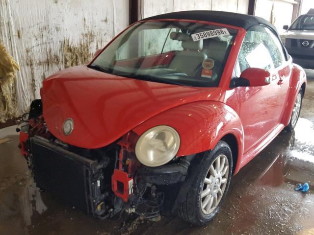3VWCM31Y34M315043 - 2004 VOLKSWAGEN NEW BEETLE წითელი ფოტო 2