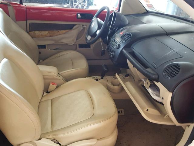 3VWCM31Y34M315043 - 2004 VOLKSWAGEN NEW BEETLE წითელი ფოტო 5