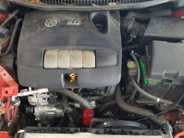 3VWCM31Y34M315043 - 2004 VOLKSWAGEN NEW BEETLE წითელი ფოტო 7