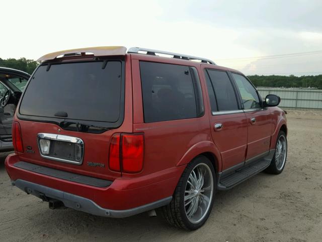 5LMFU28A0YLJ38308 - 2000 LINCOLN NAVIGATOR RED photo 4
