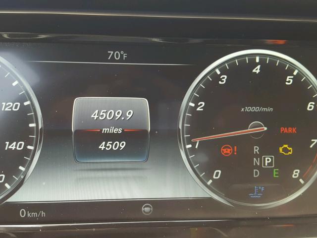 WDDUG8FB2HA339665 - 2017 MERCEDES-BENZ S 550 4MAT BLACK photo 8