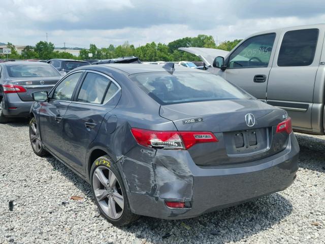 19VDE1F35EE010900 - 2014 ACURA ILX 20 GRAY photo 3