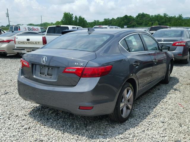 19VDE1F35EE010900 - 2014 ACURA ILX 20 GRAY photo 4