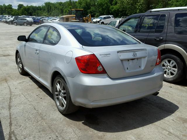 JTKDE177070198724 - 2007 TOYOTA SCION TC 银色 照片 3