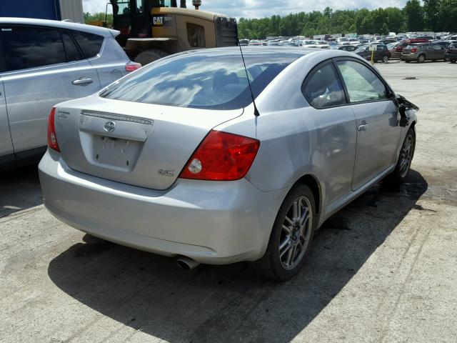 JTKDE177070198724 - 2007 TOYOTA SCION TC 银色 照片 4
