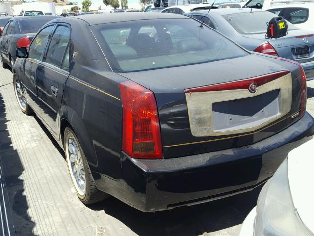 1G6DM57NX30115717 - 2003 CADILLAC CTS BLACK photo 3
