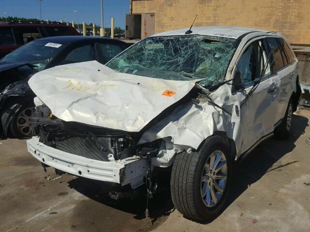 2LMDJ8JK2DBL42664 - 2013 LINCOLN MKX AWD CREAM photo 2