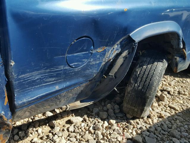 1D7HL12X43S362387 - 2003 DODGE DAKOTA SXT BLUE photo 9