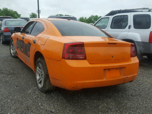 2B3KA53HX6H227335 - 2006 DODGE CHARGER R/ ORANGE photo 3