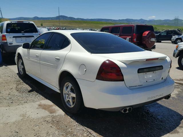 2G2WS522841262038 - 2004 PONTIAC GRAND PRIX WHITE photo 3